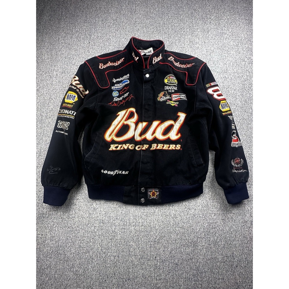 CHASE AUTHENTICS NASCAR BUD VINTAGE RACING DALE EARNHARDT SIZE M